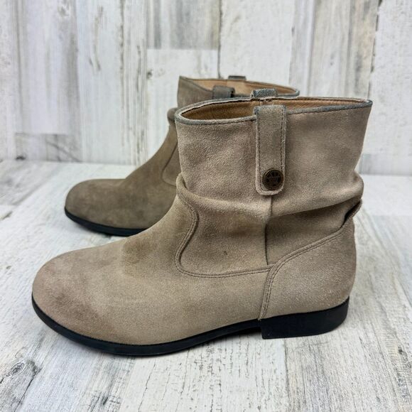 Birkenstock Sarnia waxed suede slouch boots size 36 regular - Picture 2 of 9
